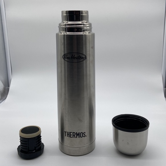 Tim Hortons Stainless Steel Thermos Coffee - Picture 2 of 4